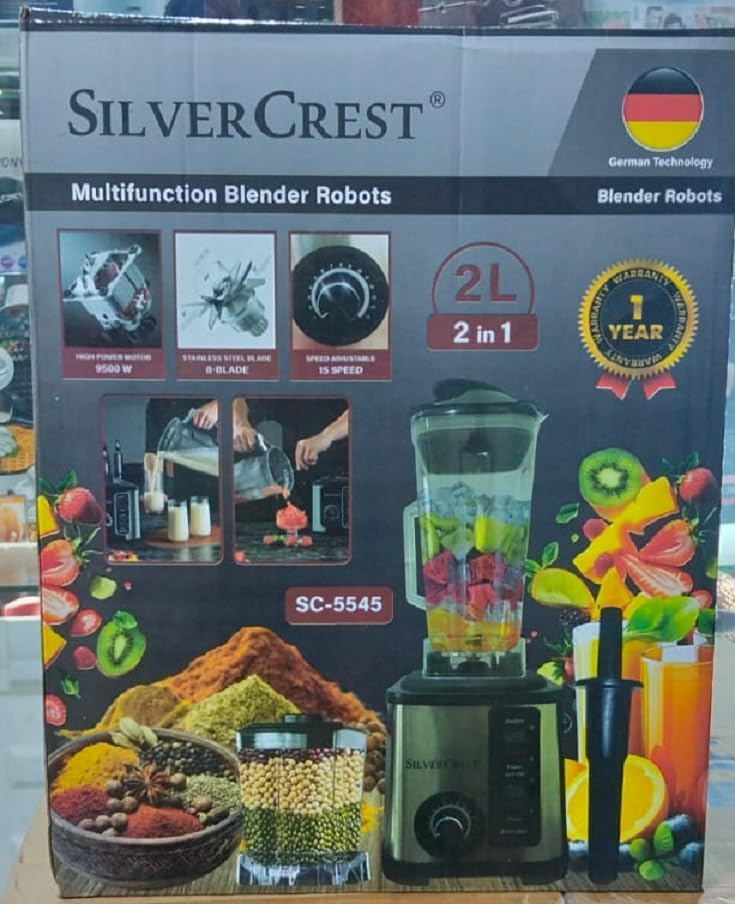 خلاط SilverCrest متعدد الوظائف 2 في 1 (SC-5545)