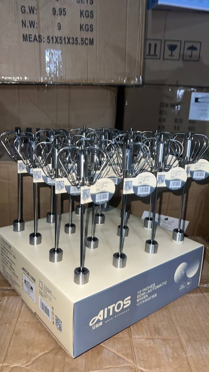 مضرب بيض يدوي Aitos Hand Press